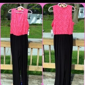 Pink Lace Jumpsuit! NWOT
